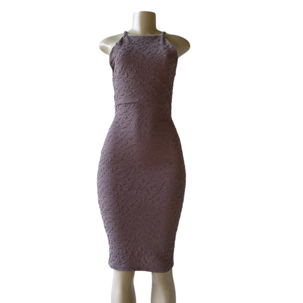 Olive Tree Bodycon Dress 🩶